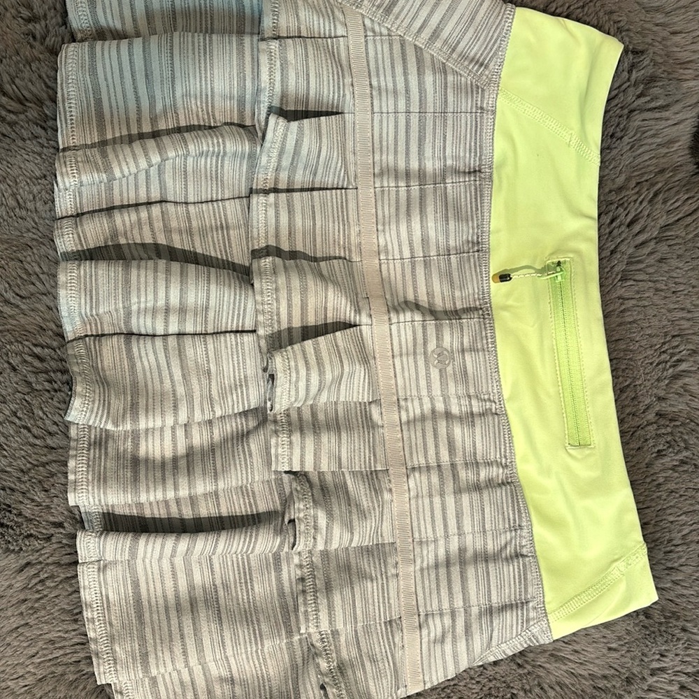 Lululemon tennis workout running skirt with built in shorts